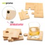 Set Portavasos Bamboo Puzzle | HO-350