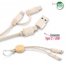 Cable Multicargador Cotton | TE-535