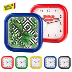 Reloj Mondrian Cuadrado - Produccion Nacional PRECIO NETO | RE-153