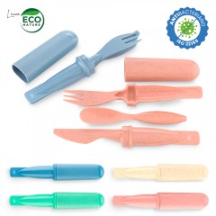 Set de Cubiertos Eco - Material Antibacteriano | HO-174-2