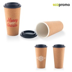 Mug Plastico con Corcho 16oz | MU-270