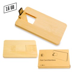 Memoria USB Credit Card Zilda Bamboo PRECIO NETO | US-60