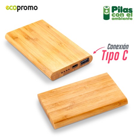 Pila Recargable en Bamboo Nipax 5000mAh II NUEVO | TE-363-1