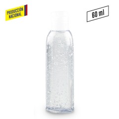 Gel Antibacterial Transparente 60ml Frasco Bala -Producción Nacional | .CP-242.1