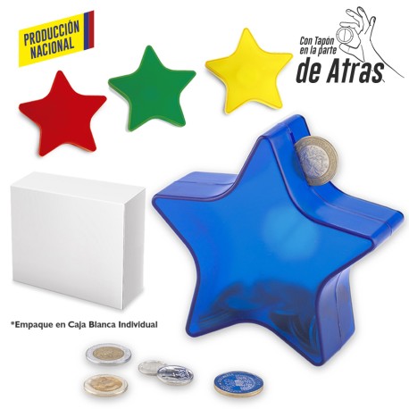 Alcancía Estrella 16cm - Produccion Nacional | VA-652