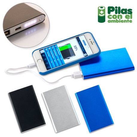 Pila Recargable en Aluminio 4000mAh | TE-112-1