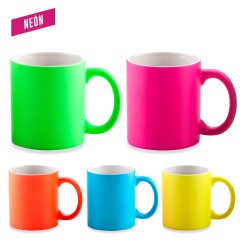 Mug Ceramica Neon 11oz - OFERTA | MU-105