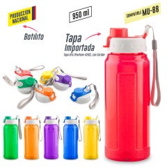 Botilito Plástico Galaxy 950ml - Producción Nacional | MU-144