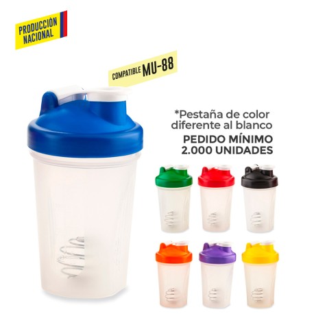 Mug plastico Shaker 14 oz - Producción Nacional  | MU-93V