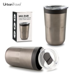 Mug Metálico Brock Urban Travel 420ml | MU-348