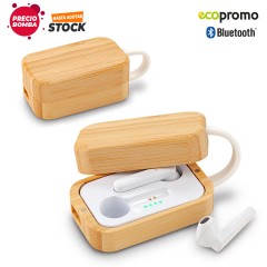 Audifonos Bluetooth Jett Bamboo - PRECIO BOMBA  | TE-464