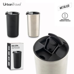 Mug Metálico Daris Urban Travel 500ml OFERTA  | MU-374