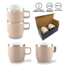 SET DE MUGS METALICOS STYLOR 200mL NUEVO | MU-410