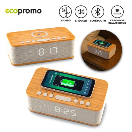 SPEAKER BLUETOOTH BAMBOO 3-1 NUEVO | TE-649