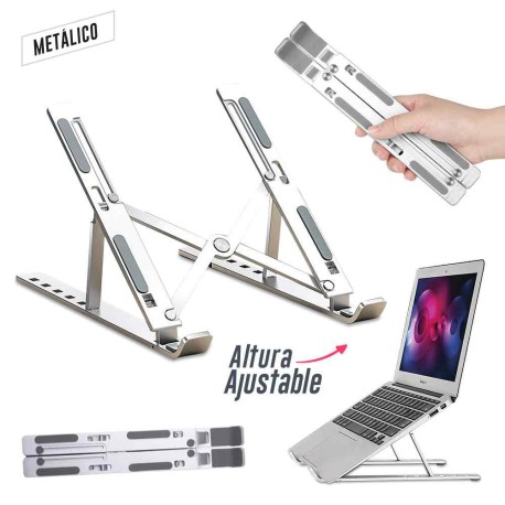 Soporte Metálico para Portátil Aluminium II | TE-397-1 Soporte Metálico para Portátil Aluminium II | TE-397-1