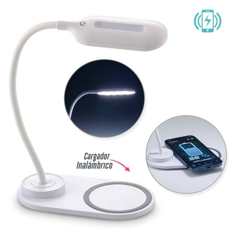 Cargador Inalámbrico con Lámpara LED OFERTA | TE-404 Cargador Inalámbrico con Lámpara LED OFERTA | TE-404