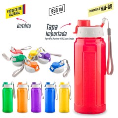 Botilito Plástico Galaxy 950ml - Producción Nacional | MU-144