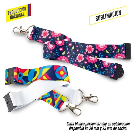 Cinta para Portacarnet Sublimada de 20mm | .OF-371.2