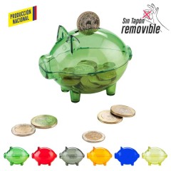 Alcancia Mini Cerdito Cristal - Producción Nacional | VA-464