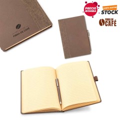Set de Libreta y Bolígrafo Eco Coffee - PRECIO BOMBA  | OF-627