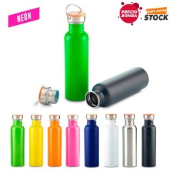 Botilito Metalico Wood 700ml - PRECIO BOMBA  | MU-235