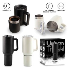 MUG METALICO CAMPER URBAN TRAVEL 1100ml NUEVO | MU-443