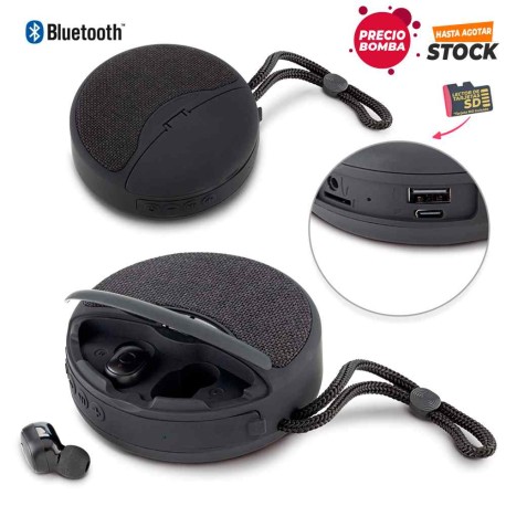 Speaker Bluetooth con Audífonos - PRECIO BOMBA  | TE-499