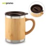 Mug Metálico Bamboo Eco 350ml | MU-298