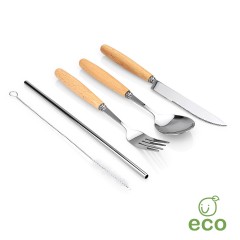 Set de Cubiertos Bambú Bella | HO0373