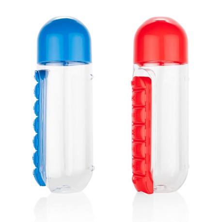 Botella con Pastillero Albus 750 ml / 25 Oz | BE0416