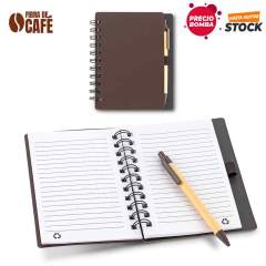 Libreta con Bolígrafo Coffee - PRECIO BOMBA  | OF-610