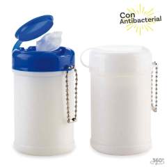 Mini Tarro Paños Humedos Antibacterial 30und  | CP-119