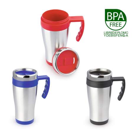 Mug en Acero Spike 400 ml / 13 Oz | BE0036