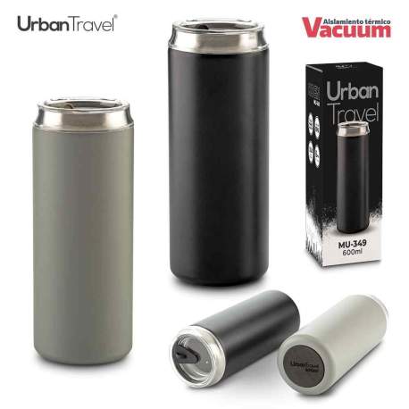 Mug Metálico Koen Urban Travel 600ml | MU-349