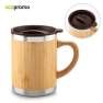 Mug Metálico Bamboo Eco 350ml | MU-298