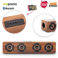 Speaker Bluetooth Retro Bamboo - PRECIO BOMBA  | TE-451