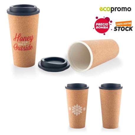 Mug Plastico con Corcho 16oz - PRECIO BOMBA  | MU-270