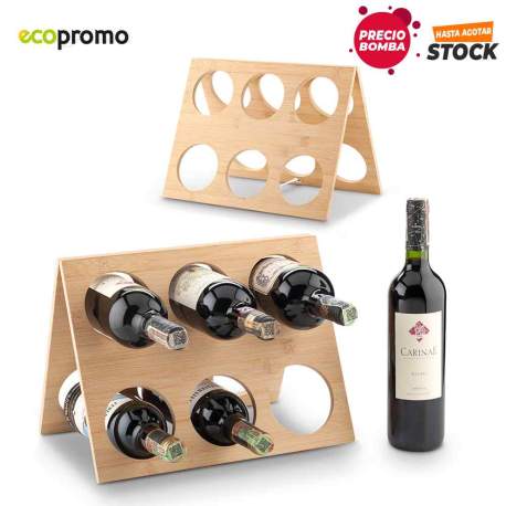 Portabotellas en Madera - PRECIO BOMBA  | HO-349