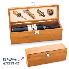 Set de vino en Bambú II | HO-117-1