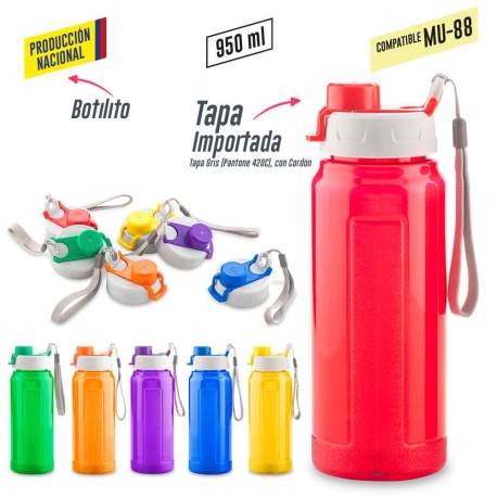 Botilito Plástico Galaxy 900ml - Producción Nacional | MU-144