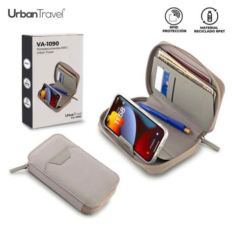 Portadocumentos RPET Urban Travel  | VA-1090