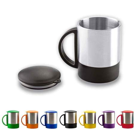 Minimug en Acero con Tapa - 180ml | VA-271