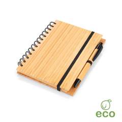Libreta Bambú Modern con Bolígrafo | OF0585
