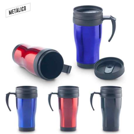 Mug Metálico Quest 450ml | MU-194-1