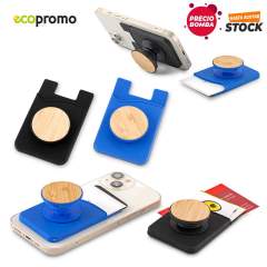 Portatarjetas Pump Bamboo - PRECIO BOMBA  | TE-448-1