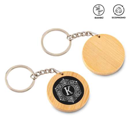 LLAVERO BAMBOO ROUND | LL-119
