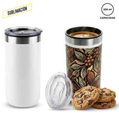 Mug Metálico para Sublimacion KUP 550 ml NUEVO | MU-456