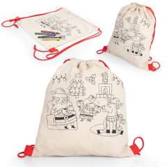 Bolsa para colorear Santa | BO0512