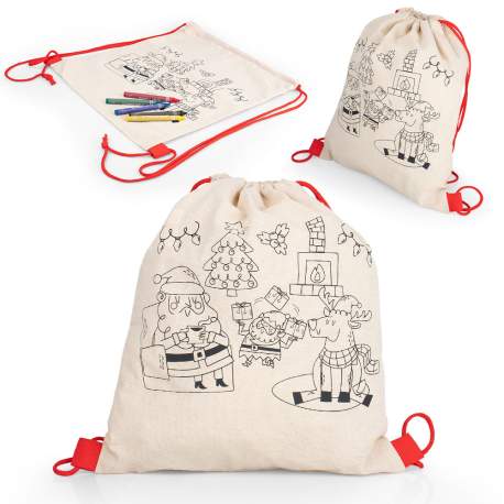 Bolsa para colorear Santa | BO0512
