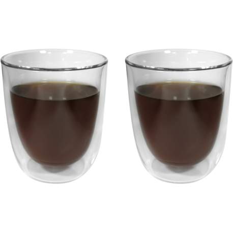 Set de vasos de vidrio "Double" | T549